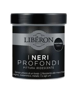Lib�ron Pittura Iridescente Nero Opaco 0,5 L - Decorativa Interno