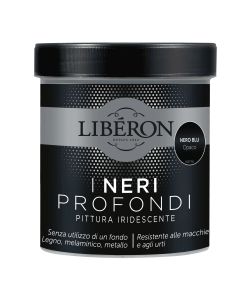 Lib�ron Pittura Iridescente Nero Blu Opaco 0,5 L - Finitura Elegante