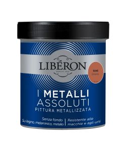 Lib�ron Pittura Metallizzata Rame Brillante 0,5 L - Decorazione Legno