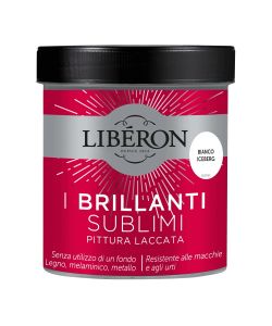 Lib�ron Pittura Laccata Bianco Iceberg 0,5 L Finitura Luminosa e Resistente