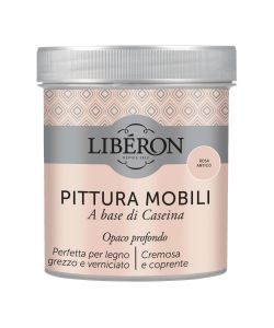 Lib�ron Pittura Mobili Rosa Antico 0,5 L - A base di Caseina - Cremosa
