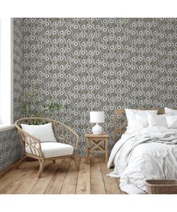 DUTCH WALLCOVERINGS Carta da Parati Galactic Argento e Marrone