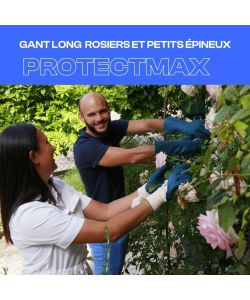 Rostaing Guanti da Giardinaggio Impermeabili Verde Blu Taglia 10