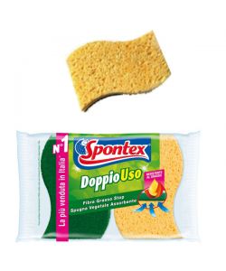 Spontex Spugne Doppio Uso - Gialla/Verde - Pz 2