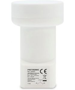 Metronic LNB Universale Bianco 1 Uscita per Impianto Satellitare