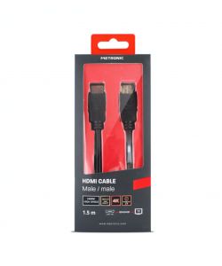 Metronic Cavo HDMI High Speed 1,5 m Nero - 4K e 3D Compatibile