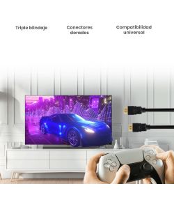 Metronic Cavo HDMI ad alta velocità maschio/maschio 3 m nero