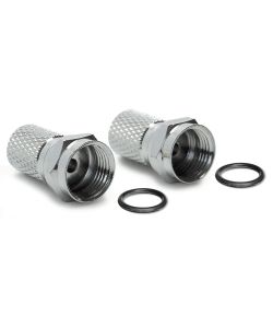 Spine F per Cavo da 5mm con O-Ring Grigio - Confezione da 2 Pezzi