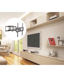 Metronic Supporto a Muro Inclinabile per TV 42-55 Pollici Nero