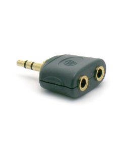 Adattatore audio/stereo 1 JACK M 3,5 mm./2 JACK F 3,5 m