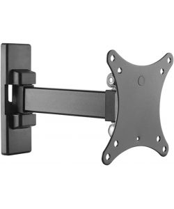 RUGMA Supporto a parete TV 13-28 pollici inclinabile silver max 15 kg