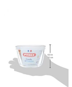 Pyrex Contenitore per Alimenti Tondo Ermetico 12x9 cm - 0,6L