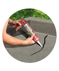 ONDULINE Mastice Bituminoso 300 ml - Impermeabilizzante Nero per Edilizia