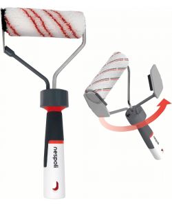 Nespoli Rullo Pittura 12cm Easyliner per Rifiniture Precise Senza Nastro