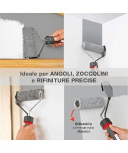 Nespoli Rullo Pittura 12cm Easyliner per Rifiniture Precise Senza Nastro