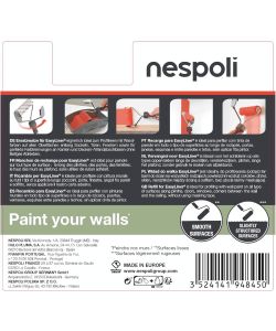Nespoli Ricambio Rullo Pittura 12cm EasyLiner per Rifiniture Precise