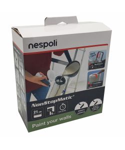 Nespoli Rullo Ricaricabile Nonstopmatic per Tinteggiare Pareti e Soffitti - 0,6L