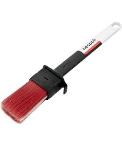 Nespoli Pennello Piatto ZeroLoss M 38mm Rosso per Smalti Acqua e Solvente