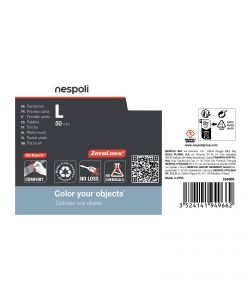 Nespoli Pennello Piatto Zeroloss L 50mm per Smalti Acqua e Solvente