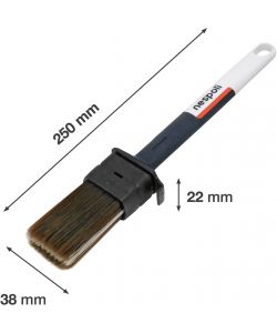 Nespoli Pennello Piatto ZeroLoss 38mm per Legno Manico AirTouch - M