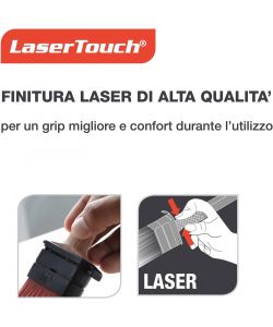 Nespoli Pennello Pittura Piatto ZeroLoss 25mm Manico LaserTouch - S