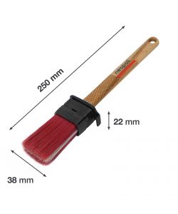 Nespoli Pennello Piatto ZeroLoss M 38mm per Pittura Oggetti Fai da Te