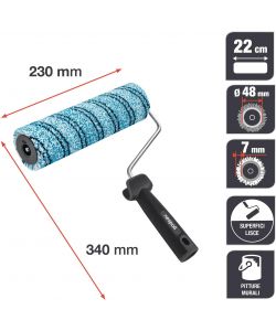 Nespoli Rullo Pittura Greenroll 22cm Superfici Lisce Manico Ergonomico