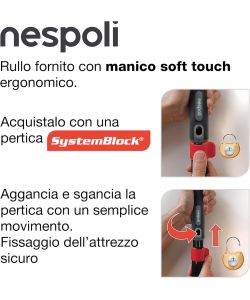 Nespoli Rullo Pittura Greenroll 22cm Superfici Lisce Manico Ergonomico