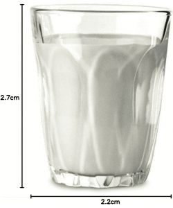 Duralex Bicchieri Vetro Trasparente Provence 90 cc Set 6 pz Lavabile