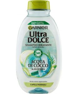 Garnier Shampoo Idratante Cocco e Aloe Vera 250 ml - Unisex, Bianco