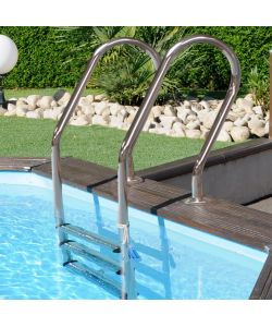 Piscina Ovale Legno 551 x 351 x 119 h cm