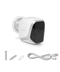 Avidsen Telecamera IP Wi-Fi Bianco per Sorveglianza Interna ed Esterna