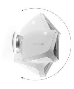 Avidsen Telecamera IP Wi-Fi Bianco per Sorveglianza Interna ed Esterna