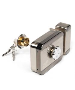 Diax Elettroserratura Motorizzata - Acciaio Lucido - 60 mm per Porte