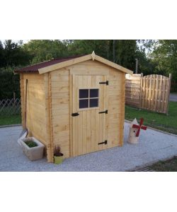 Casetta Giardino Legno 195x195 cm Pareti 20mm Senza Pavimento