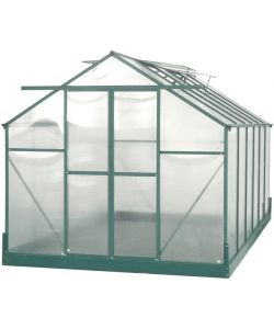 Foresta Serra Giardino Policlorato 6mm Verde 244x425x223cm con Finestra