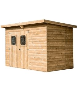 Foresta Casetta Giardino 6,40 m� Legno Termotrattato Tetto Mono