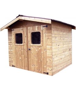 Habrita Casetta Giardino 7.81 m� Doppia Porta Abete 28mm Waterproof
