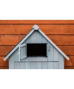 Armadio da Giardino Blu Legno 3 Ripiani 77x54x179 cm Resistente Acqua