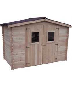 Foresta Casetta da Giardino 3.0x1.65m Legno 20mm Waterproof Naturale