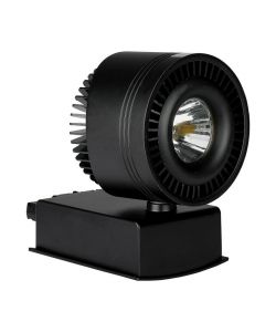 Faretto LED COB da Binario 33W Colore Nero 5000K CRI>95