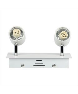 Portafaretto LED 2xGU10 Colore Bianco