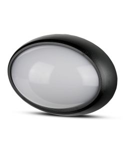 Plafoniera LED Ovale 8W Colore Nero 3000K IP54