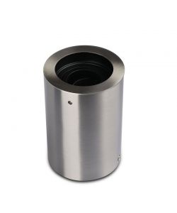 Portafaretto LED Montaggio a Plafone Rotondo GU10 e GU5.3 (MR16) Colore Nichel Satinato Orientabile