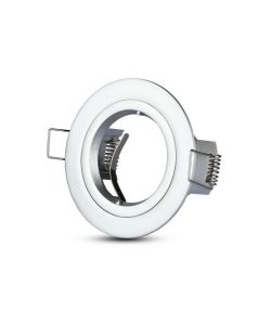 Portafaretto LED da Incasso Rotondo GU10 e GU5.3 (MR16) Colore Grigio