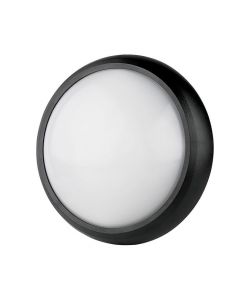 Plafoniera LED Rotonda 12W Colore Nero 3000K IP54