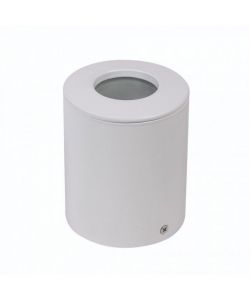 Portafaretto LED Montaggio a Plafone Rotondo GU10 e GU5.3 (MR16) Corpo in Gesso Bianco IP54