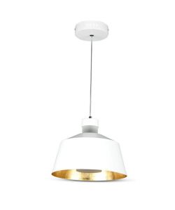 Lampadario LED a Coppa in Metallo 7W Colore Bianco 4000K