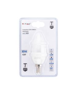 Lampadina LED E14 5,5W a Candela 4000K (Blister 1 Pezzo)