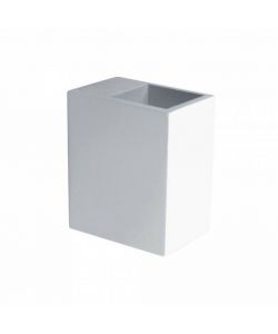 Portafaretto LED da Muro Quadrato G9 Corpo in Gesso